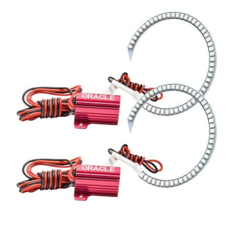 Oracle 18-21 Ford Mustang LED Headlight Halo Kit - Red-thumbmail-2