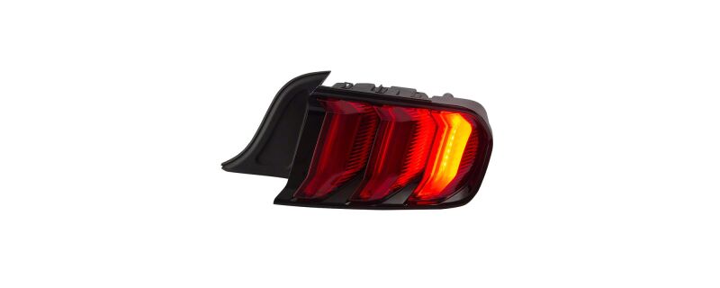 Raxiom 15-23 Ford Mustang Euro Style LED Tail Lights- Gloss Black Housing- Red Lens-thumbmail-2