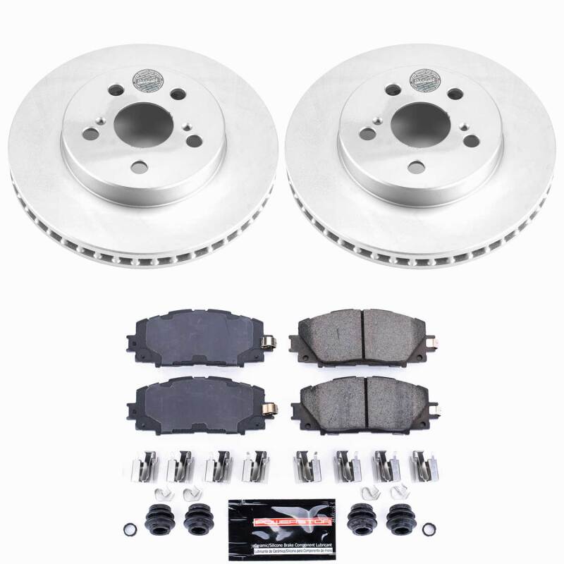 Power Stop 20-22 Toyota Corolla Front Z23 Coated Brake Kit-thumbmail-1