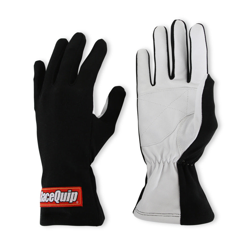 RaceQuip Black Basic Race Glove - Medium-thumbmail-2