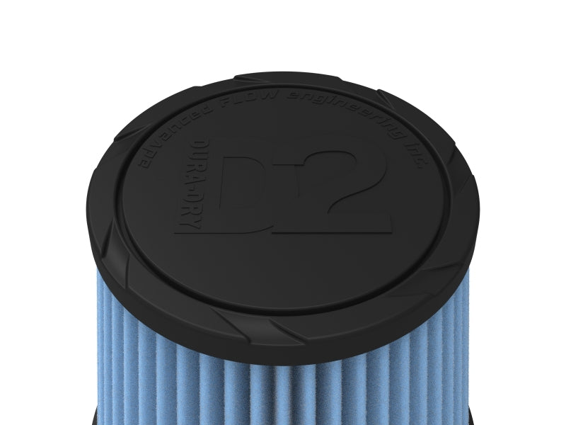 aFe POWER Universal Clamp-On Air Filter w/ D2 Dura-Dry Media - 5in F x 6.5in B x 4.75in T x 6in H-thumbmail-2