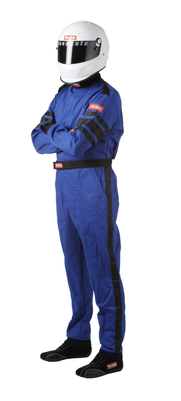 RaceQuip Blue SFI-1 1-L Suit - Medium Tall