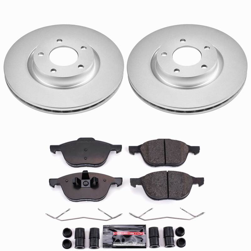 Power Stop 04-13 Mazda 3 Front Z23 Coated Brake Kit-thumbmail-1