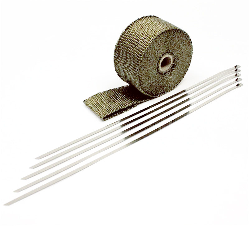 Titanium Header Wrap-2" wide x 25 Ft. with ties-thumbmail-1