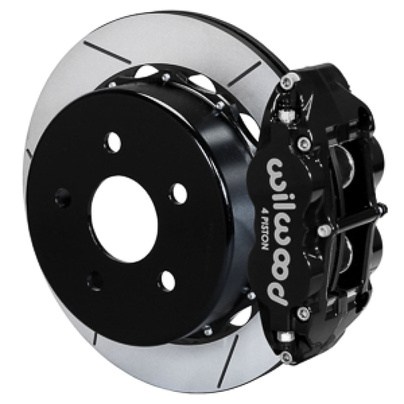 Wilwood 20-21 Jeep Gladiator Narrow Superlite 4R Rear Brake Kit Slotted 13.50in Rotor w/Lines - Blk-thumbmail-1