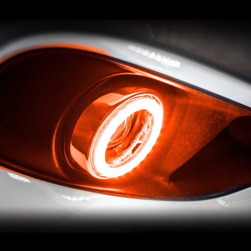 Oracle 15-17 Ford Mustang Surface Mount LED Projector Fog Light Halo Kit - Amber-thumbmail-2