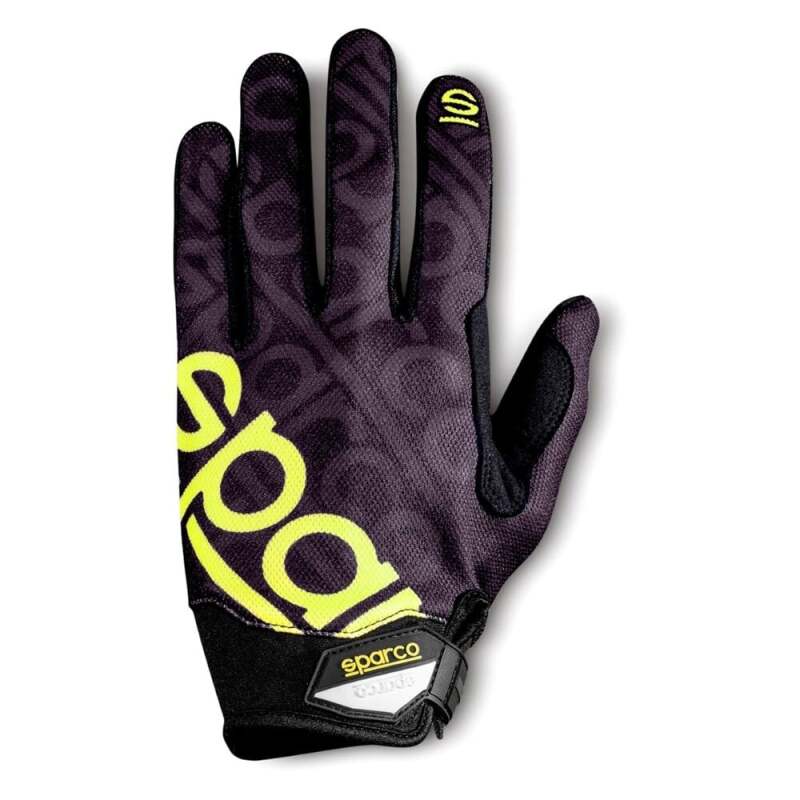 Sparco Glove Meca 3 MED Black/Yel-thumbmail-1