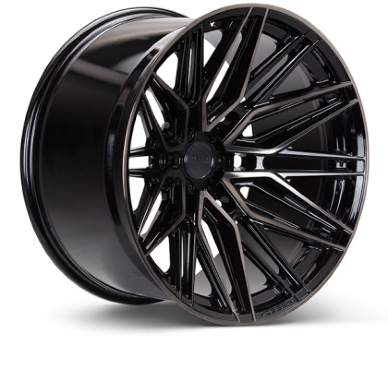 Vossen HF6-5 22x12 - 6x139.7 - ET-44 - Ultra Deep Face - 106.1 - Tinted Gloss Black Wheel-thumbmail-1
