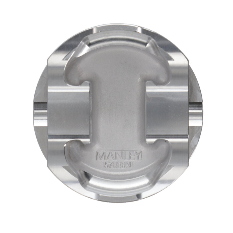 Manley Ford 3.7L Cyclone V6 3.76in Bore 9.5:1 Comp Ratio -5.0cc Dish Platinum Piston - Single-thumbmail-4