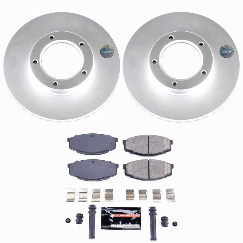 Power Stop 89-95 Toyota Pickup Front Z23 Coated Brake Kit-thumbmail-1