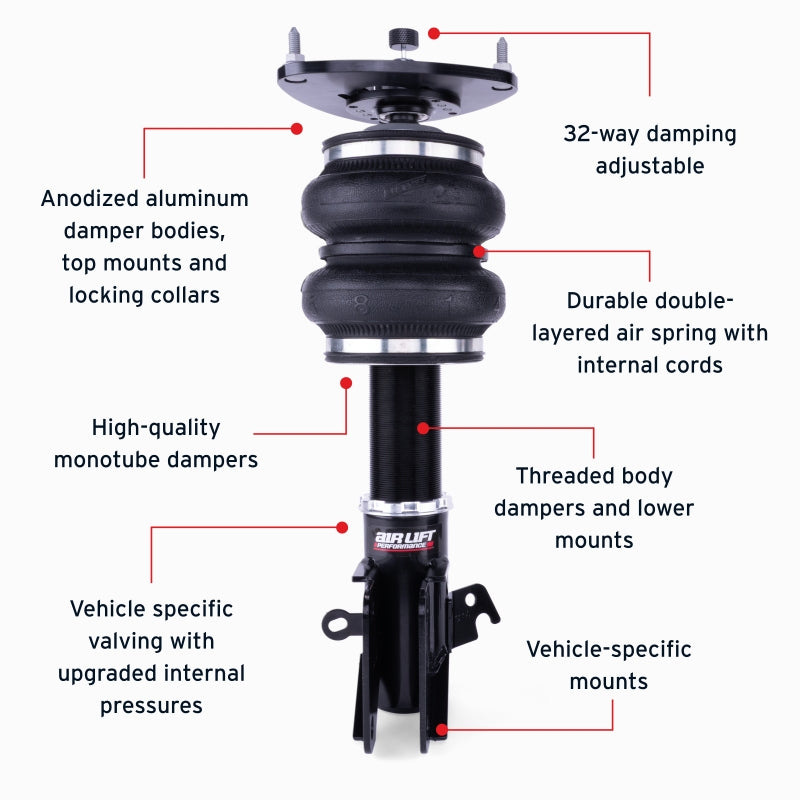 Air Lift Performance 15-21 Subaru WRX (VA) / 15-21 Subaru WRX STI (VA) Front Air Suspension Kit-thumbmail-3