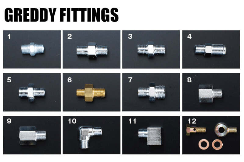 GReddy Union Fitting 1/8PF-M12 P1.25-thumbmail-1