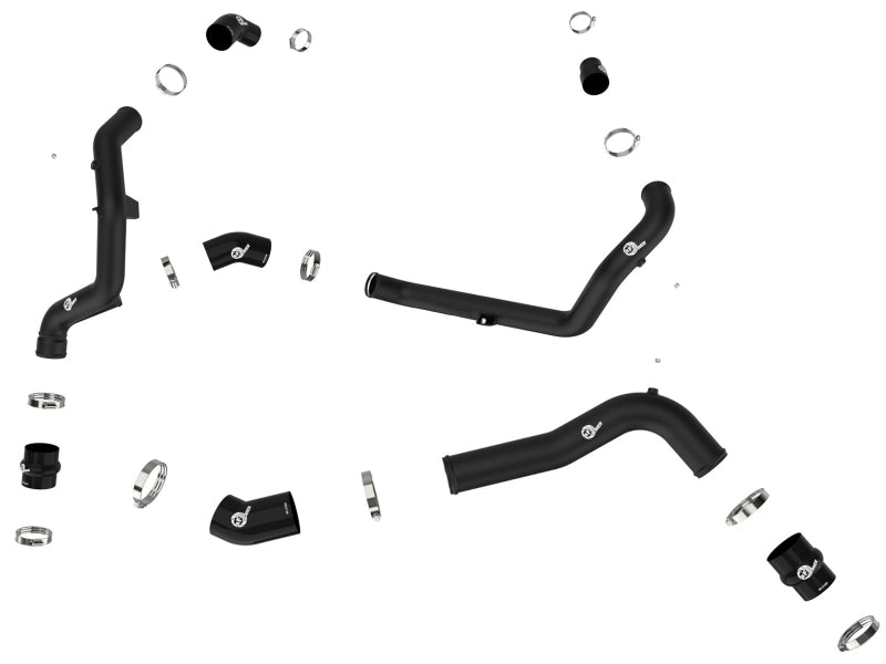 aFe 22-23 Ford Explorer BladeRunner Aluminum Hot and Cold Charge Pipe Kit - Blk-thumbmail-5