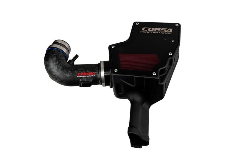 Corsa 18-23 Ford Mustang GT 5.0L V8 Forged Carbon Fiber Air Intake w/ DryTech 3D No Oil-thumbmail-1