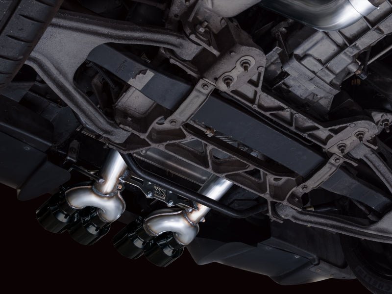 AWE Tuning C6 Chevrolet Corvette Z06/ZR1 Track Edition Axle-back Exhaust w/ Diamond Black Tips-thumbmail-4