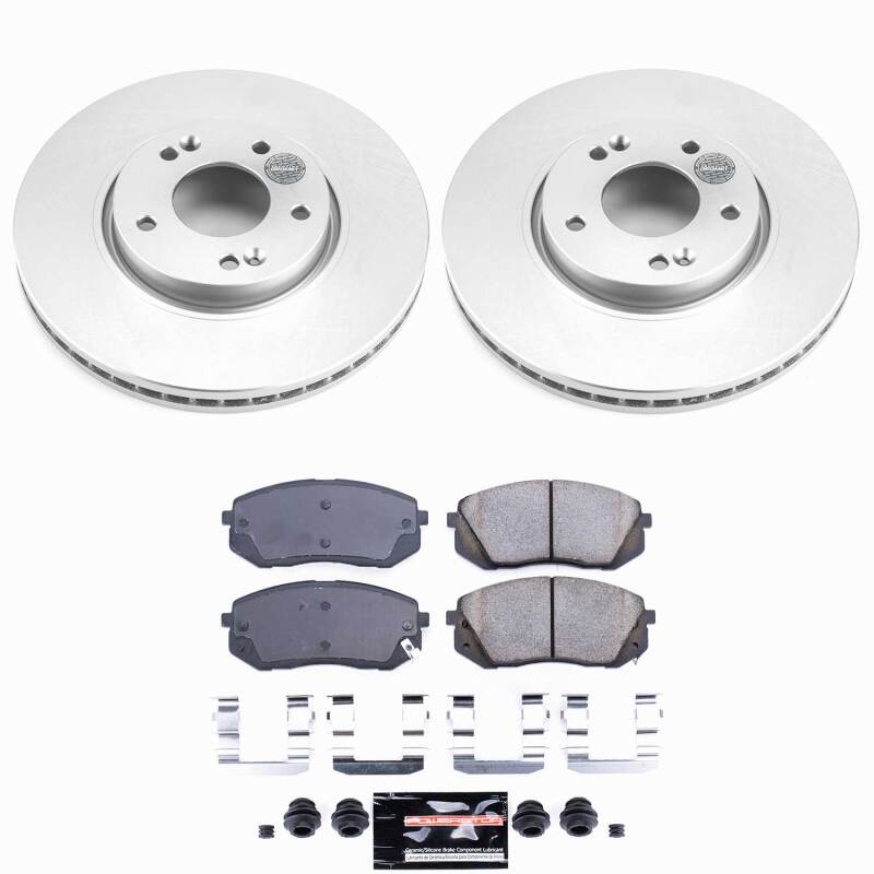 Power Stop 12-16 Kia Sportage Front Z23 Coated Brake Kit-thumbmail-1