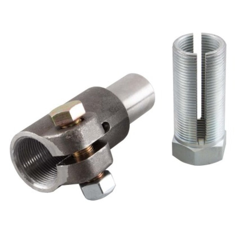 Synergy Weld-In Forged Double Adjuster Tube Adapter 7/8in-14 Left Hand Thread 1in ID Tube-thumbmail-1