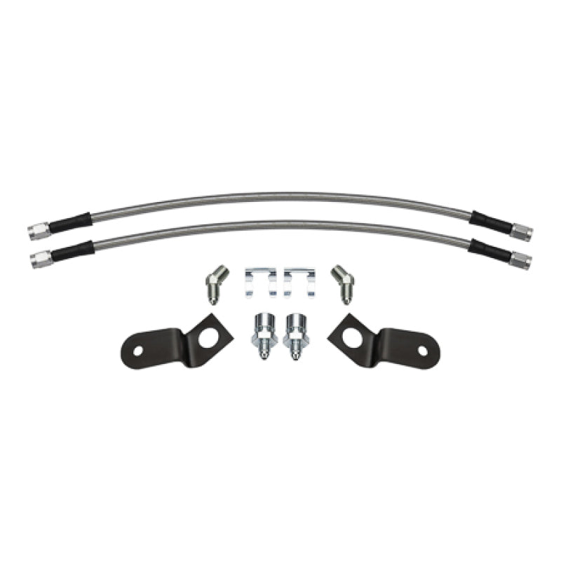 Wilwood 13-18 RAM 1500 4WD Braided Stainless Steel Flexline Hose Kit-thumbmail-1