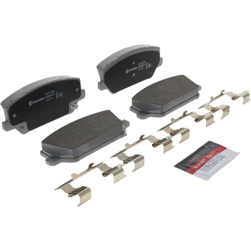 Brembo 19-22 Hyundai Santa Fe/ Hyundai Veloster N Front NAO Brake Pad-thumbmail-1