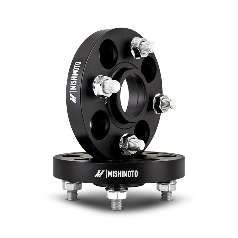 Mishimoto Wheel Spacers - 4x100 - 56.1 - 25 - M12 - Black-thumbmail-1