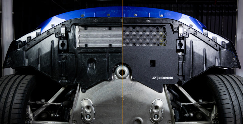 Mishimoto 2021+ BMW G80 M3 Skid Plate Engine - Wrinkle Black-thumbmail-4