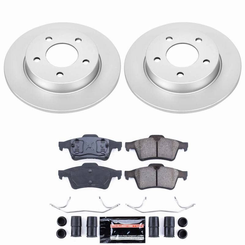 Power Stop 04-05 Mazda 3 Rear Z23 Coated Brake Kit-thumbmail-1