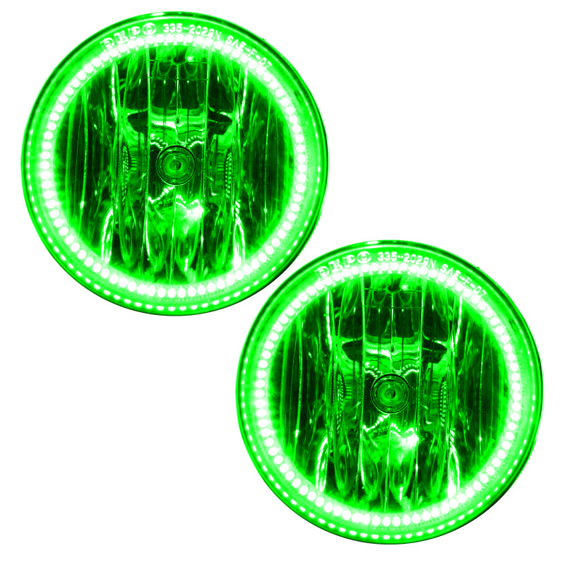 Oracle 09-10 Hyundai Genesis LED Fog Light Halo Kit - Green-thumbmail-2
