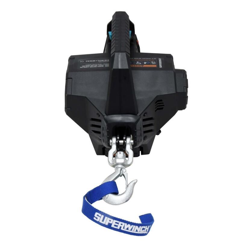 Superwinch Hand Hauler 1000 Winch 24 VDC 1000 lbs Line Pull Soft Shackle Rope End Safely-thumbmail-11