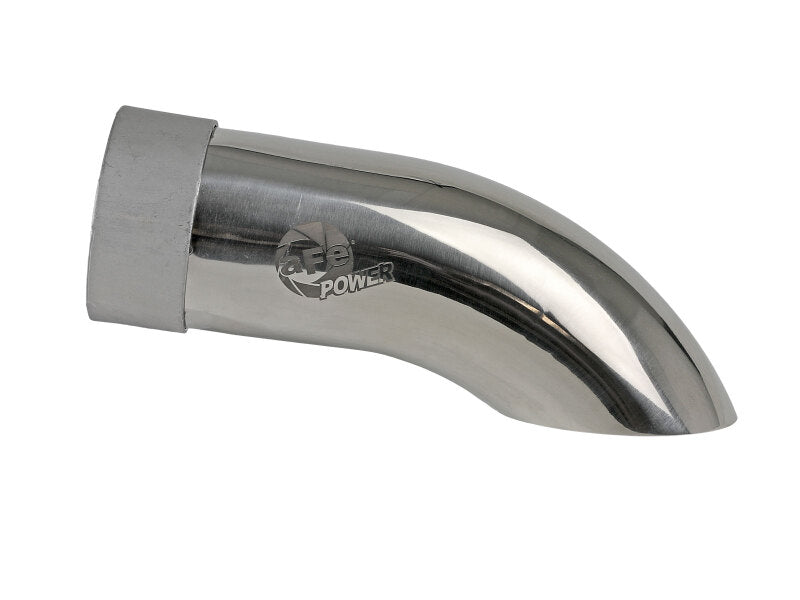 aFe MACH Force-Xp 304 Stainless Steel Clamp-on 2.5in Exhaust Tip - Polished-thumbmail-2