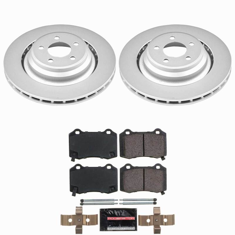 Power Stop 05-10 Chrysler 300 Rear Z23 Coated Brake Kit-thumbmail-1