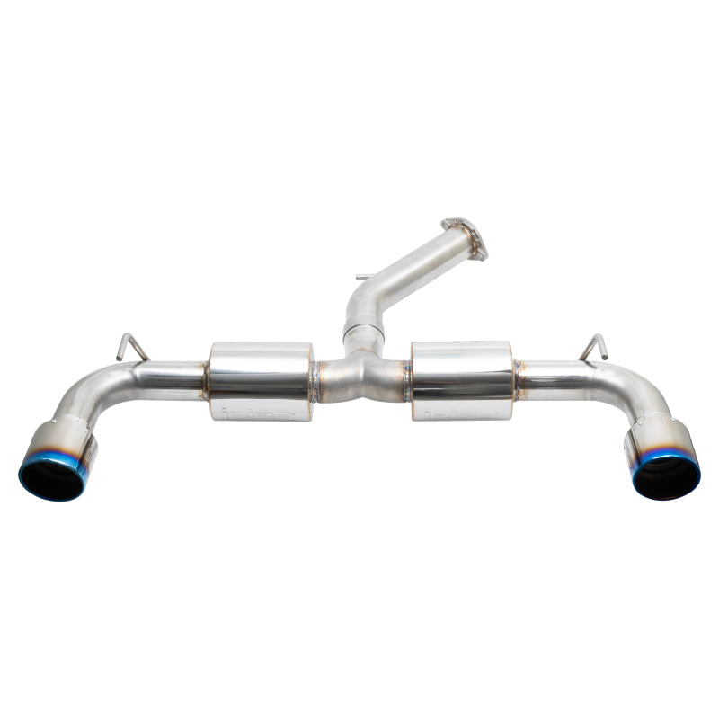 Injen 19-22 Hyundai Veloster N L4 2.0L Turbo Performance SS Axle Back Exhaust System - Burnt Ti Tips-thumbmail-4