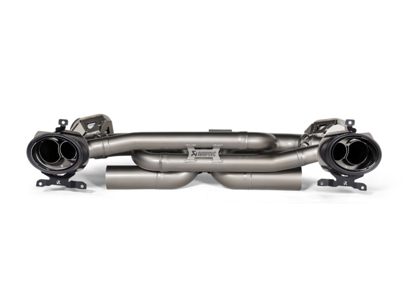 Akrapovic Porsche 911 Carrera /S/4/4S/GTS/Cabriolet/Targa/Dakar (992) Slip-On Line Titanium Exhaust-thumbmail-1