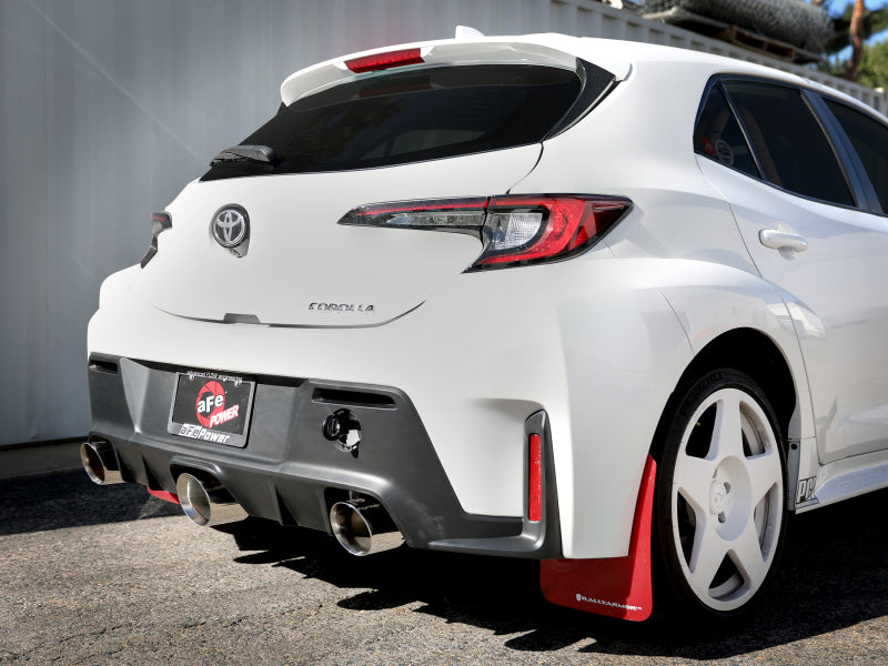 aFe 23-24 Toyota GR Corolla L3 1.6L (t) Gemini XV 3in to 2-1/2in Cat Back Exhaust w/ Polished Tips-thumbmail-2