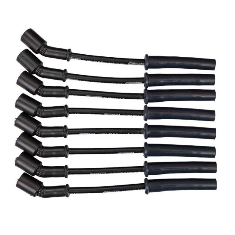 Moroso GM GenV LT1/LT4 5.3L/6.2L/6.6L Ultra 40 8.5mm Multi-Angle Boot Spark Plug Wire Set - Black-thumbmail-1