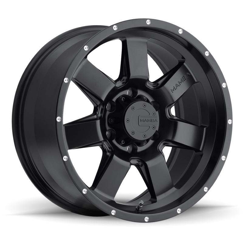 Mamba M14 17x9 5x127 ET12 Matte Black / Drill Holes-thumbmail-1