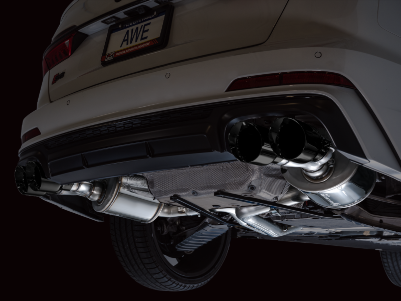 AWE Tuning 19-23 Audi C8 S6/S7 2.9T V6 AWD Touring Edition Exhaust - Diamond Black Tips-thumbmail-2