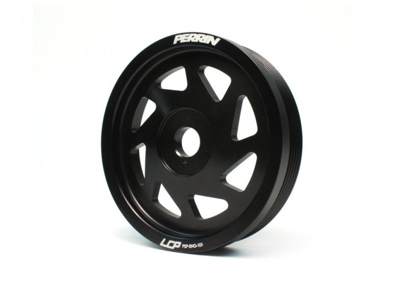Perrin 13 Subaru BRZ / 13 Scion FR-S / 12-13 Subaru Impreza Crank Pulley - Black-thumbmail-1