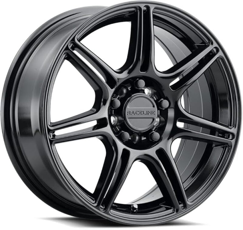 Raceline Apex 18x8 / 5x112/5x120 BP / 40mm Offset / 74.1 Bore - Gloss Black Wheel