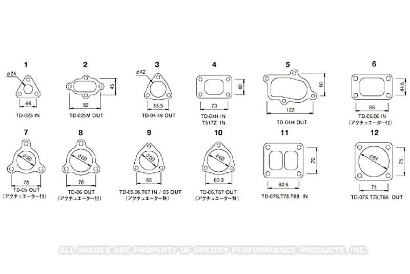 GReddy TD06 Turbo Outlet Gasket - (Act-Type)-thumbmail-4