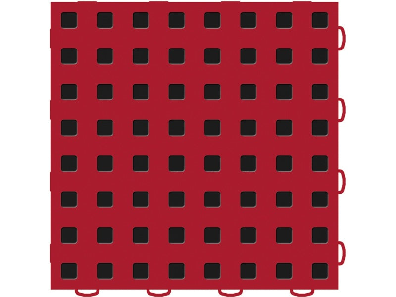 WeatherTech TechFloor - 3in X 12in Tiles(Left Loop) - Red/Black **Order in Qtys of 10-thumbmail-1