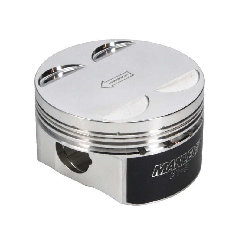 Manley Nissan GTR VR38DETT 98mm Bore 88.4mm Stroke -2cc Dish Turbo Tuff Piston Set w/ Rings-thumbmail-3
