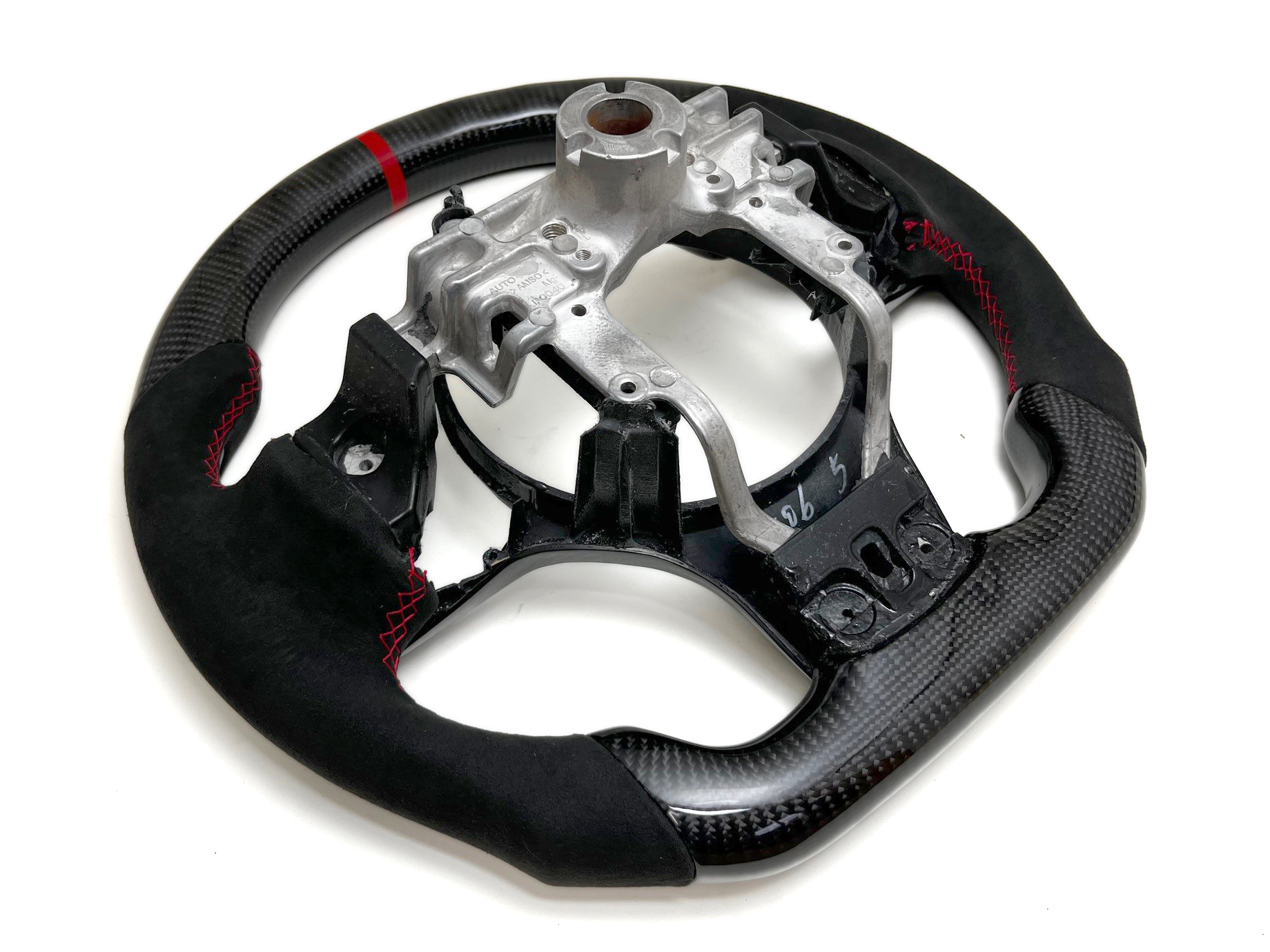 Mitsubishi EVO X Carbon Fiber Steering Wheel Option 1-thumbmail-3