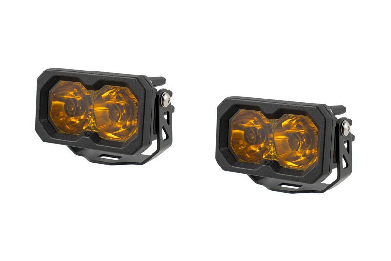Diode Dynamics C2 2.0 Max Yellow Spot Standard ABL (Pair)-thumbmail-1