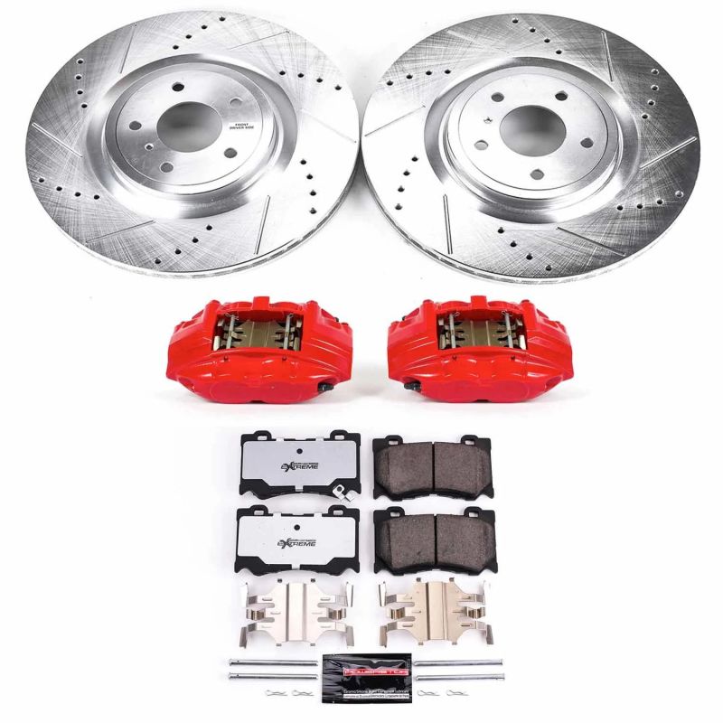 Power Stop 09-19 Nissan 370Z Front Z26 Street Kit w/Cals-thumbmail-1