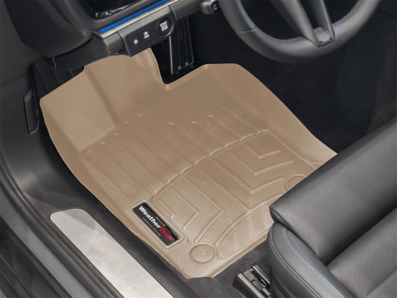 WeatherTech 24-26 Porsche Panamera 1st Row Front FloorLiner - Tan-thumbmail-3