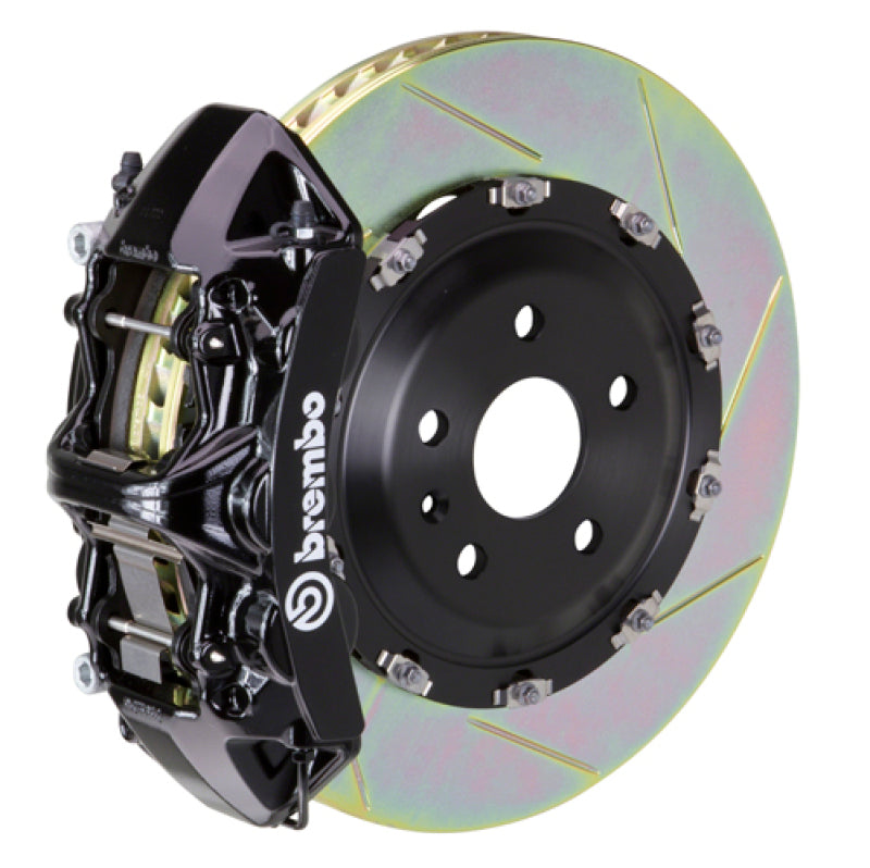 Brembo 09-13 X5M Front GT BBK 6 Piston Cast 405x34 2pc Rotor Slotted Type1 -Black-thumbmail-1