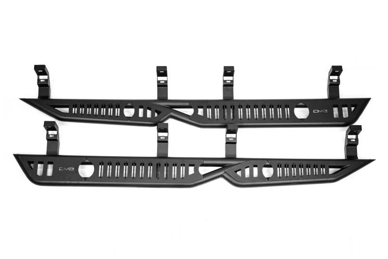 DV8 Offroad 23-24 Chevy Colorado OE Plus Side Steps - Black Steel-thumbmail-1