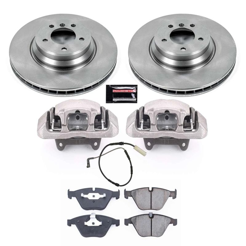 Power Stop 07-09 BMW 335i Front Autospecialty Kit w/Cals-thumbmail-1
