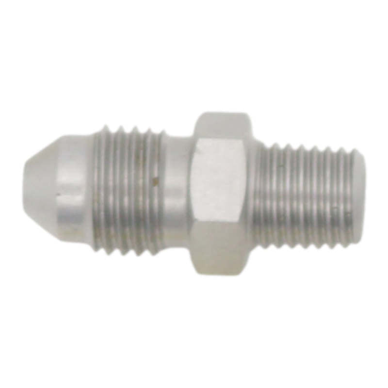 DeatschWerks 3AN Male Flare to 1/16in NPT Male - Anodized Stainless Steel-thumbmail-1