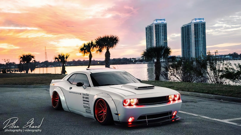 Oracle 08-14 Dodge Challenger LED Projector Headlight Halo Kit - Red-thumbmail-3
